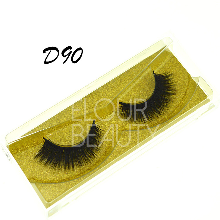 3D Korean silk false strip lashes private label EA129